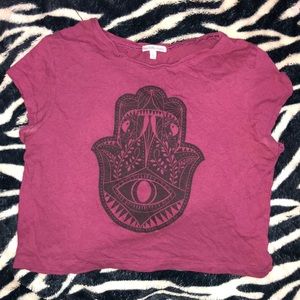 Crop top hand of god